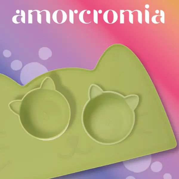 Ciotola singola con ventosa da 150 ml Alta Amorcromia Ferribiella