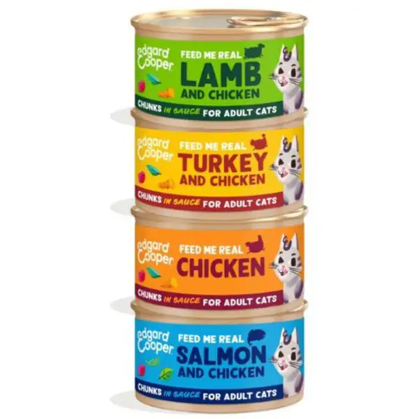 Edgard & Cooper Cat Adult Bocconcini in salsa Grain Free Multipack 24x85 gr