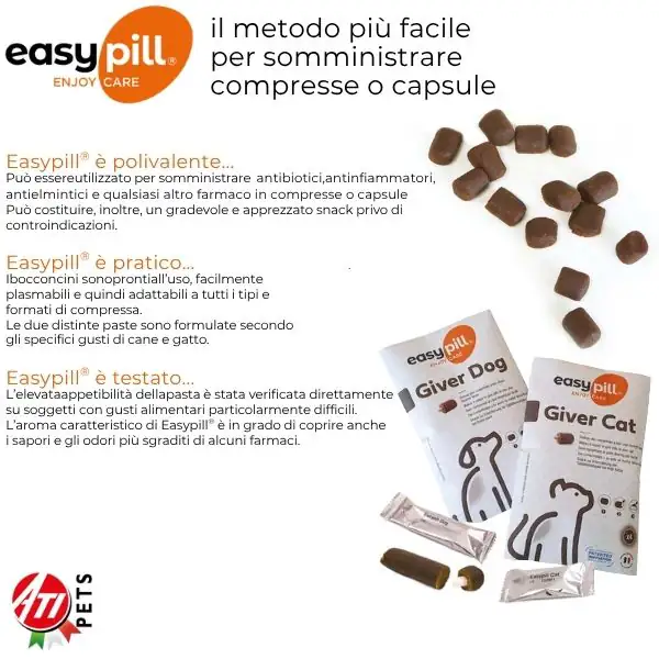 Easypill Bocconcini per somministrazione compresse Gatto Chews per gatti