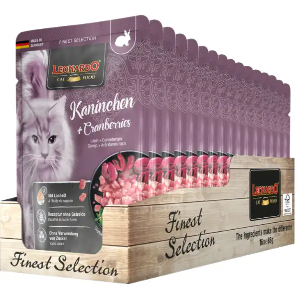 Leonardo Cat food Adult Finest Selection Grain Free 85 gr