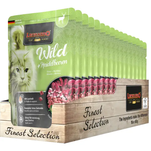 Leonardo Cat food Adult Finest Selection Grain Free 85 gr