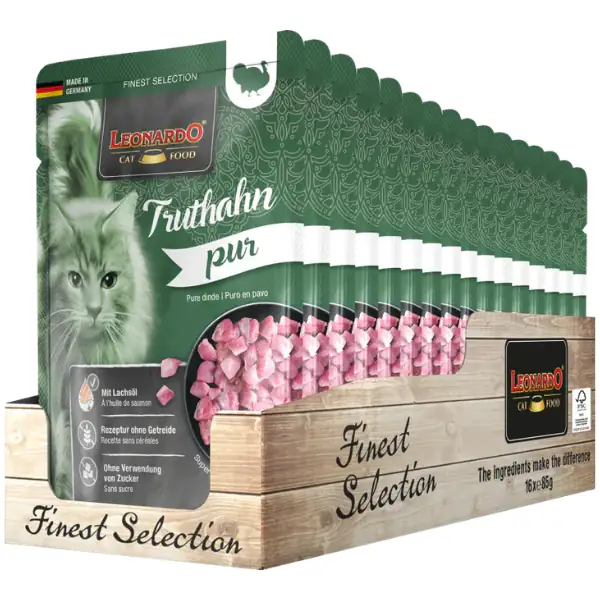 Leonardo Cat food Adult Finest Selection Puro Grain Free monoproteico 85 gr