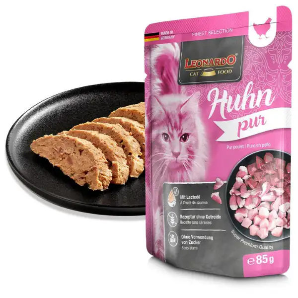 Leonardo Cat food Adult Finest Selection Puro Grain Free monoproteico 85 gr