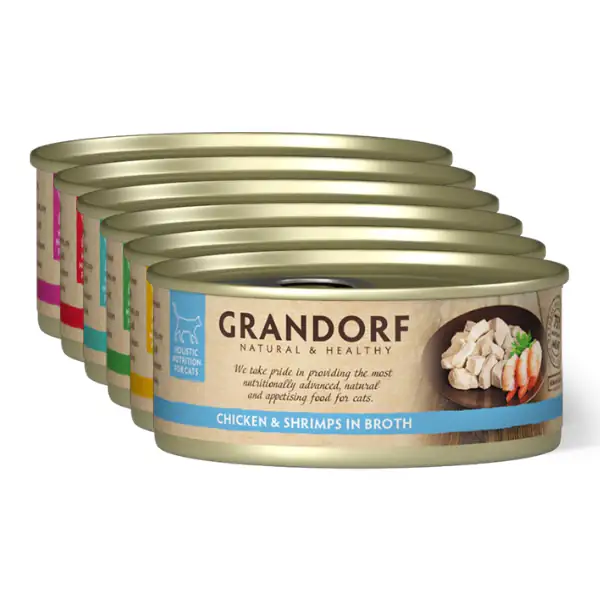 Grandorf Cat Adult Grain Free Filetti in brodo 70 gr