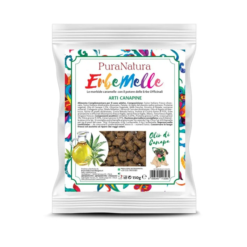 PuraNatura - Erbemelle arti canapine 150g