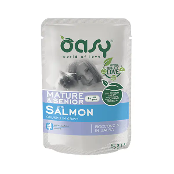 Oasy Cat Mature Bocconcini in salsa 85 gr