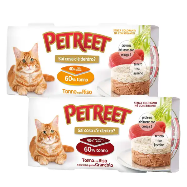Petreet Adult Cat Tortino multipack 2x170 gr