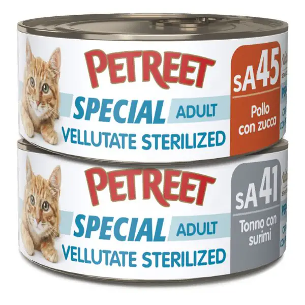 Petreet Vellutate Sterilised Cat 70 gr