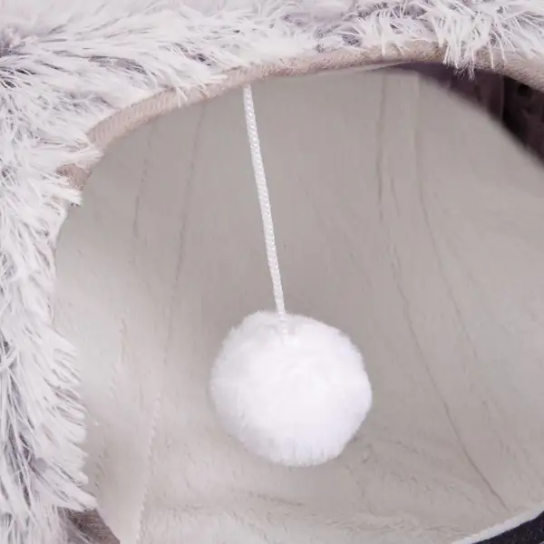 Cuccia Tunnel per gatti componibile in peluche Otis CanadianCat