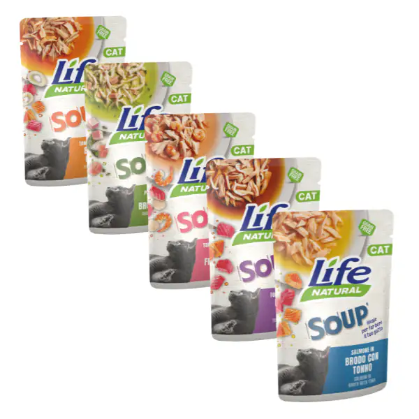Life Cat Natural Soup Bustine in brodo Grain Free 60 gr