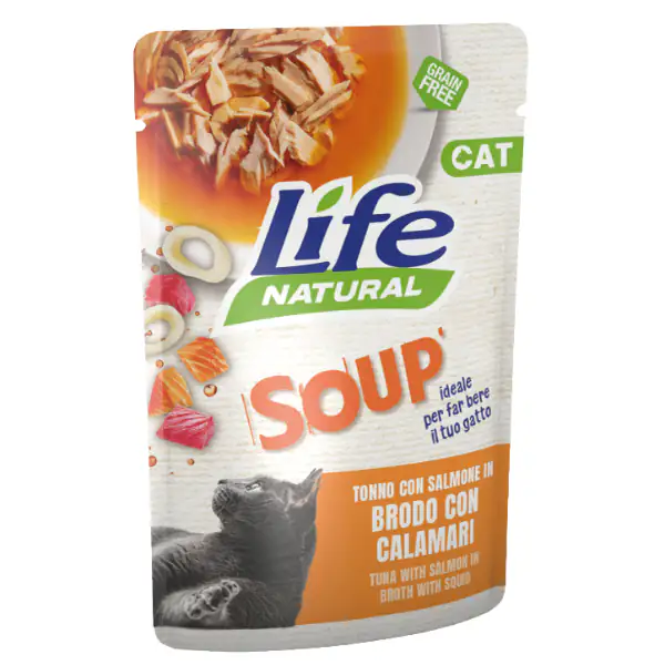 Life Cat Natural Soup Bustine in brodo Grain Free 60 gr