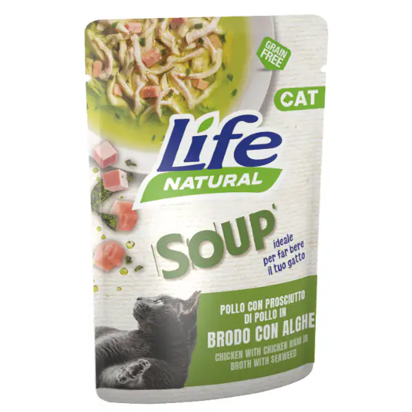 Life Cat Natural Soup Bustine in brodo Grain Free 60 gr