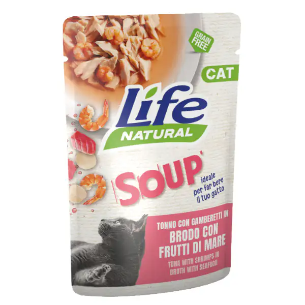Life Cat Natural Soup Bustine in brodo Grain Free 60 gr