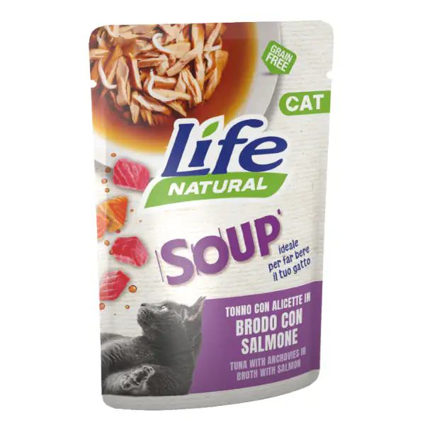 Life Cat Natural Soup Bustine in brodo Grain Free 60 gr