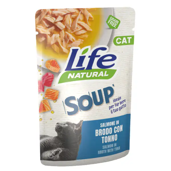 Life Cat Natural Soup Bustine in brodo Grain Free 60 gr