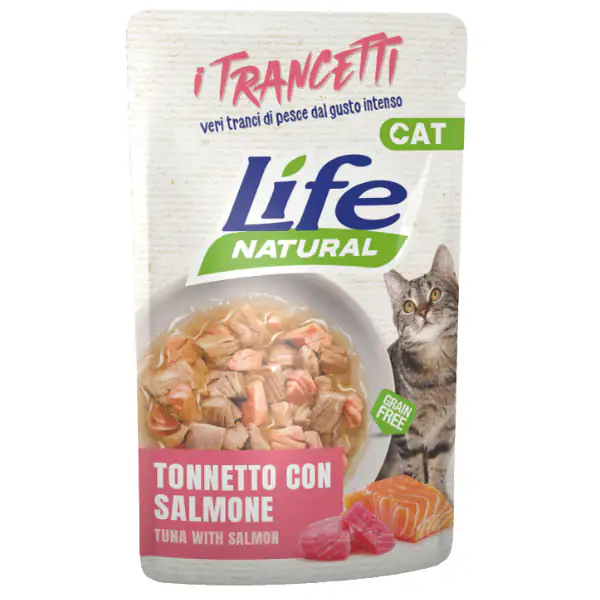 Life Cat Natural Trancetti Bustine Grain Free 55 gr