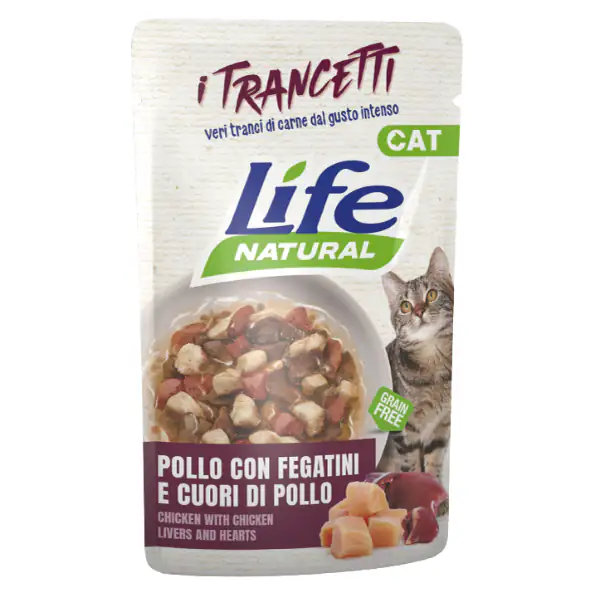 Life Cat Natural Trancetti Bustine Grain Free 55 gr