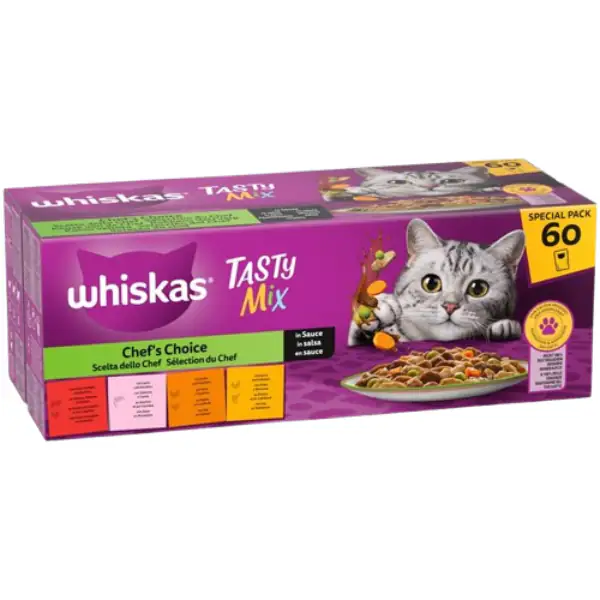 Whiskas Selezione Tasty Mix Multipack 60x85 gr