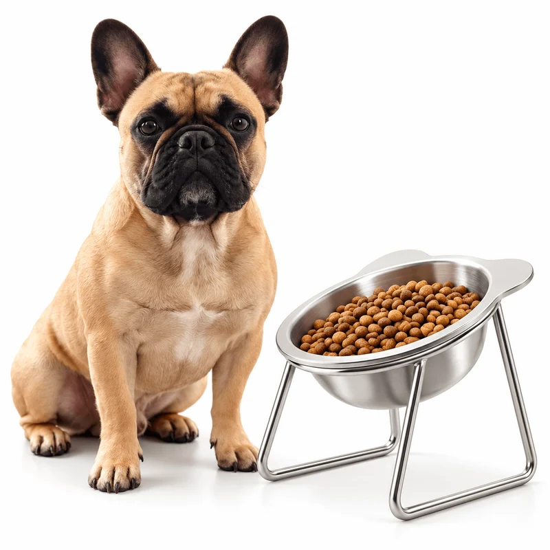 Elevated Stainless Steel Pet Bowl