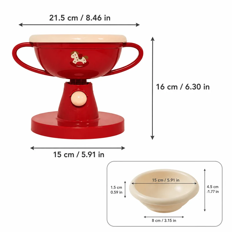 5-Level Adjustable Elevated Pet Bowl – 60° Tilt Feeding Bowl for Cats & Dogs