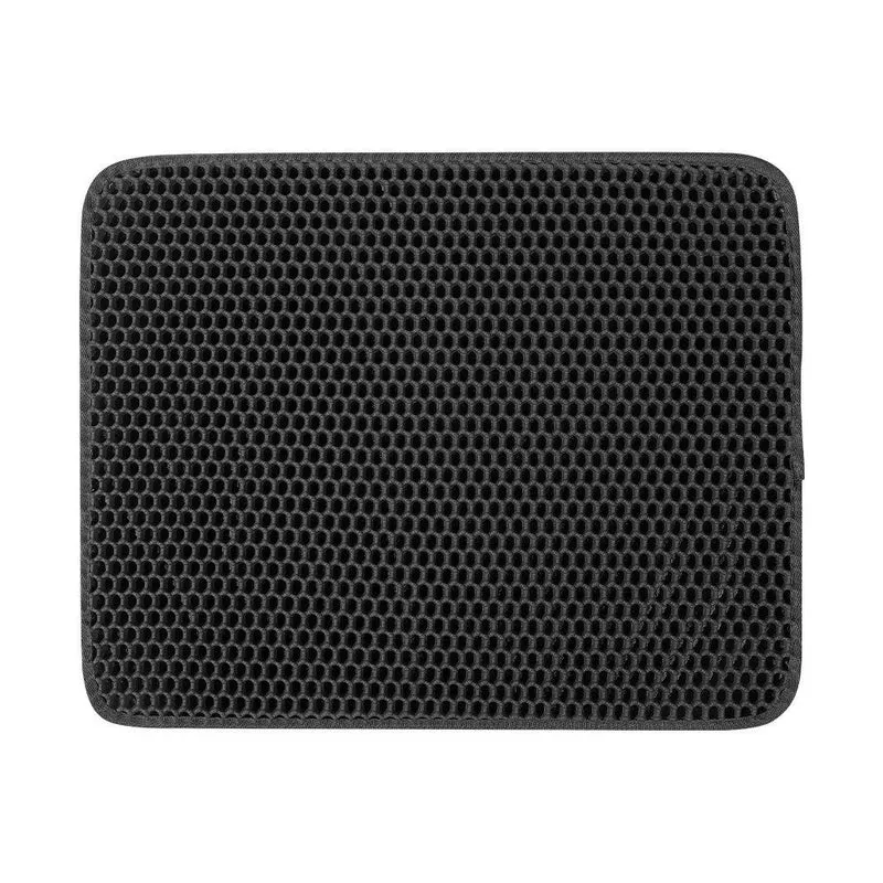 Double Layer Cat Litter Mat – Honeycomb Litter Trap Mat for Cleaner Floors