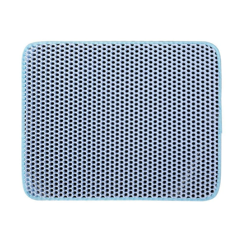 Double Layer Cat Litter Mat – Honeycomb Litter Trap Mat for Cleaner Floors