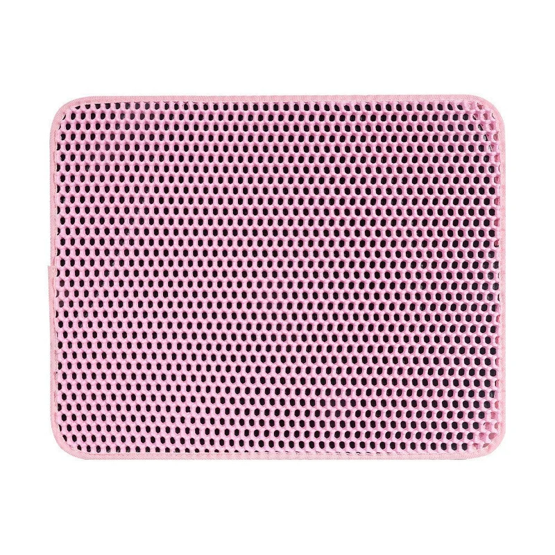 Double Layer Cat Litter Mat – Honeycomb Litter Trap Mat for Cleaner Floors