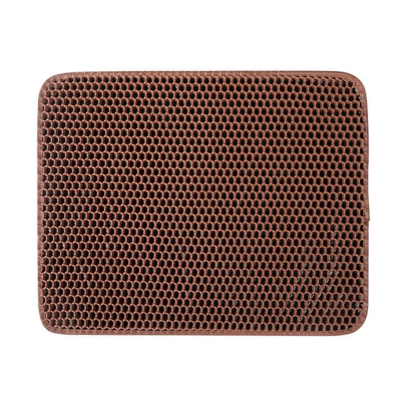 Double Layer Cat Litter Mat – Honeycomb Litter Trap Mat for Cleaner Floors