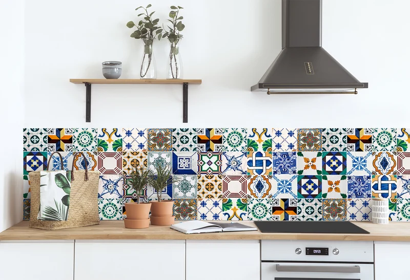 adhesive tiles ceramic pachwork