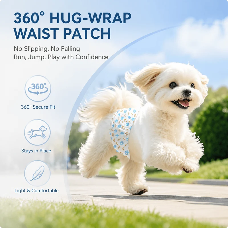Disposable Dog Diapers for Male & Female Dogs – 10 Pack