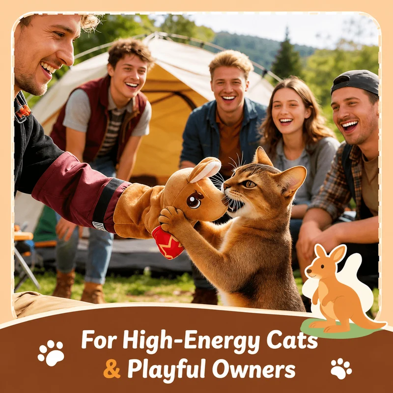 Cat Wrestling Glove – Interactive Wrestler Toy for Cats