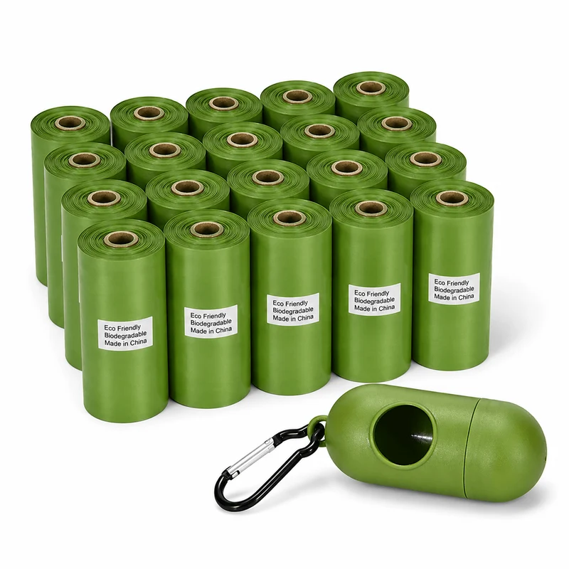 HDPE + EPI Dog Poop Bags – Leak-Proof Rolls with Free Dispenser