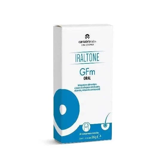 GFm Oral Iraltone 30 Compresse - Integratore per Capelli Forti