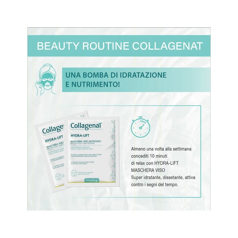 Collagenat Hydra Lift Maschera Monouso Idratante 15ml