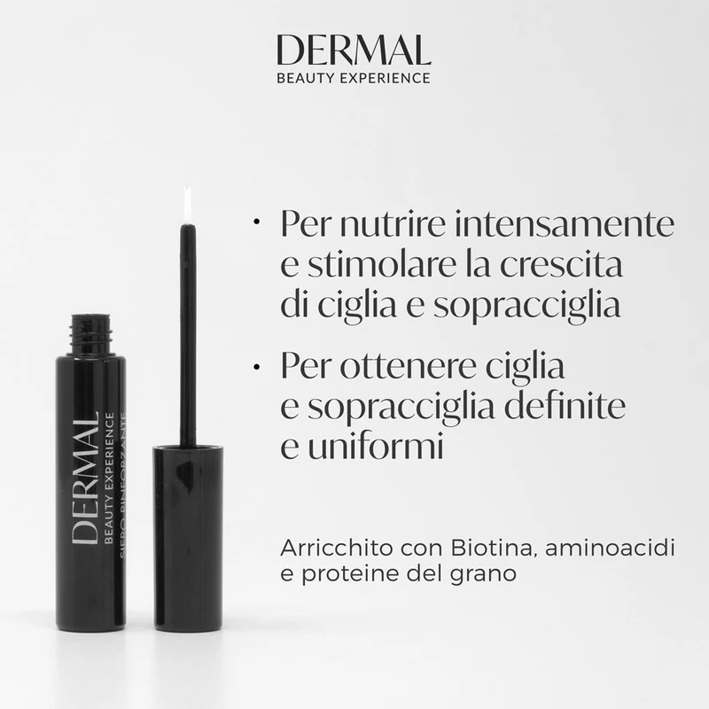 Dermal Siero Rinforzante Ciglia e Sopracciglia 10ml