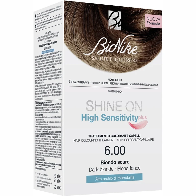 Bionike Shine On High Sensitivity Plus Biondo Scuro 6.00