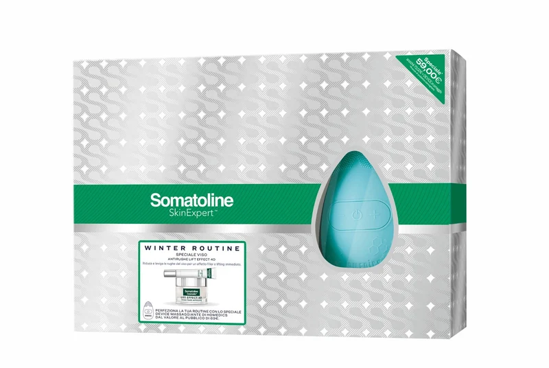 Somatoline Winter Routine Lift Effect 4D Crema Giorno 50ml + Contorno Occhi 15ml + Honeycomb Blossom Homedics