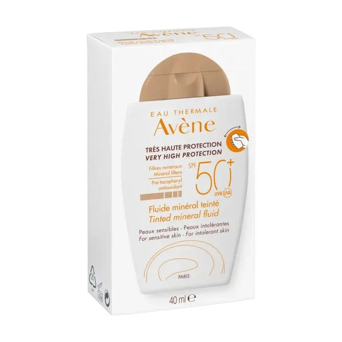 Eau Thermale Avene Solare Fluido Minerale Viso Colorato 40ml SPF50+