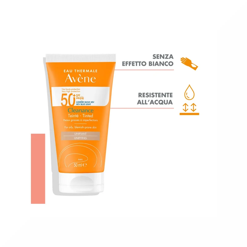 Avène Cleanance Colorato SPF 50+ Solare Viso 50ml