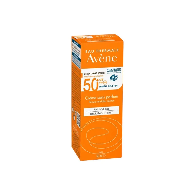 Avène Crema Senza Profumo SPF 50+ Solare Viso 50ml Protezione