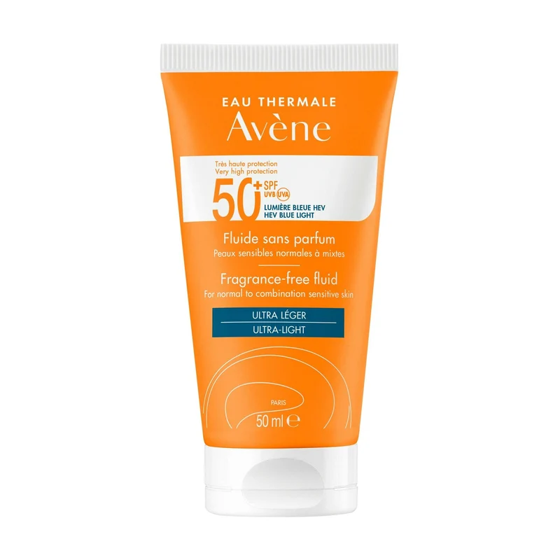 Avène Fluido Senza Profumo SPF 50+ Solare Viso 50ml