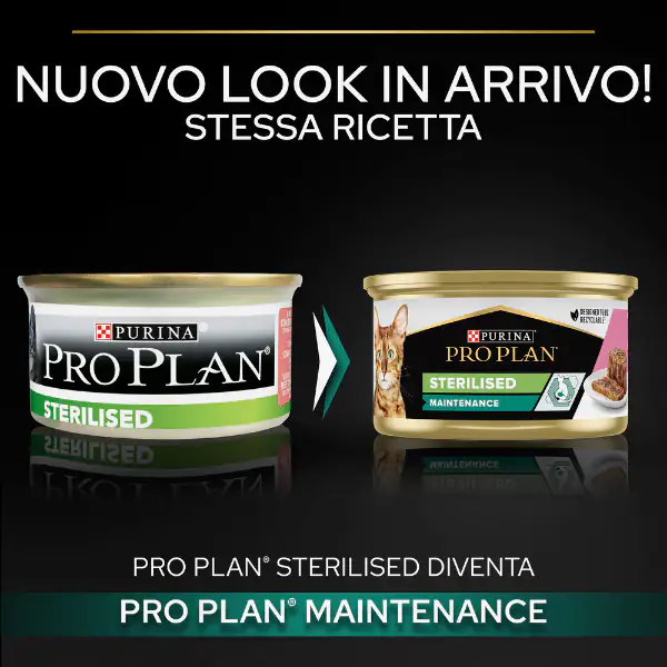 Purina Pro Plan Sterilised Maintenance Umido Gatti Terrine Salmone e Tonno
