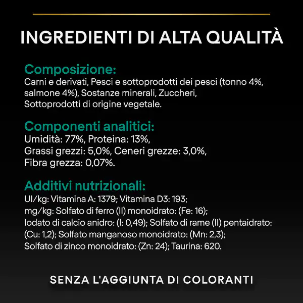 Purina Pro Plan Sterilised Maintenance Umido Gatti Terrine Salmone e Tonno
