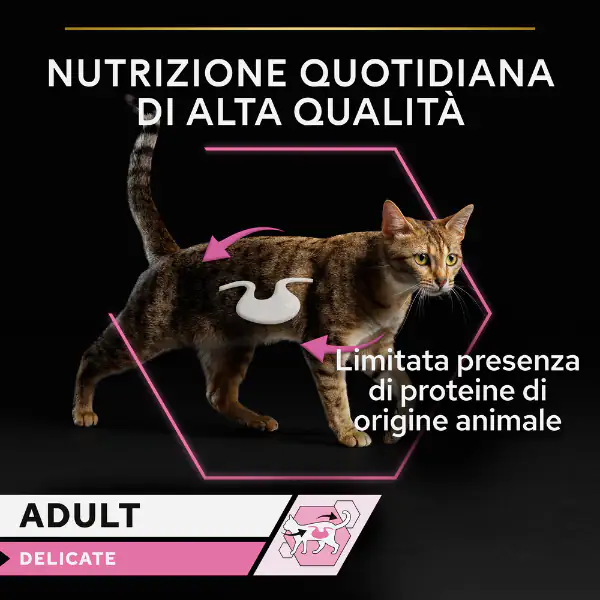 Purina Pro Plan Adult Delicate Umido Gatti Mousse Tacchino 85 g