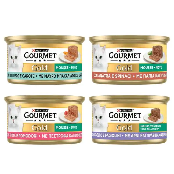 Purina Gourmet Gold Mousse Umido Gatto con Verdure 85 gr