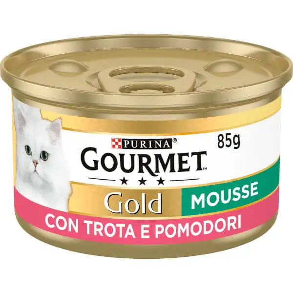 Purina Gourmet Gold Mousse Umido Gatto con Verdure 85 gr