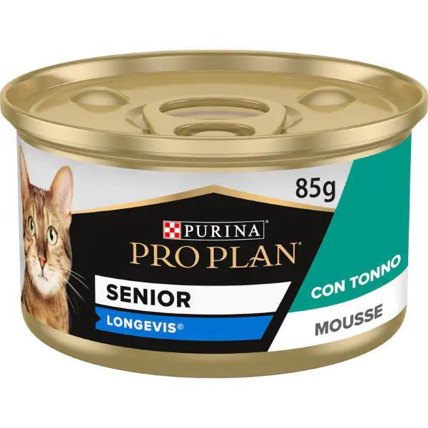 Purina Pro Plan Senior 7+ Longevis Umido Gatti Mousse Tonno 85 g
