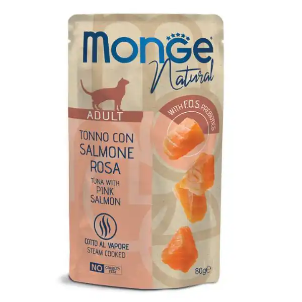 Monge Natural Adult cottura al vapore gustosi Pezzetti 80 gr