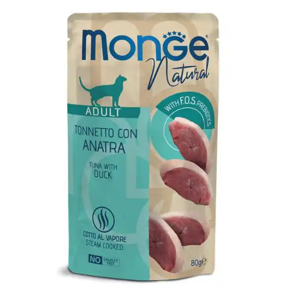 Monge Natural Adult cottura al vapore gustosi Pezzetti 80 gr