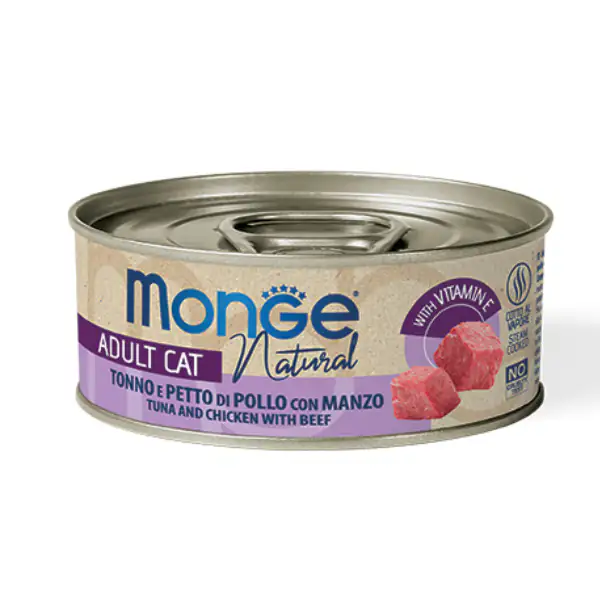 Monge Natural Adult cottura al vapore 80 gr